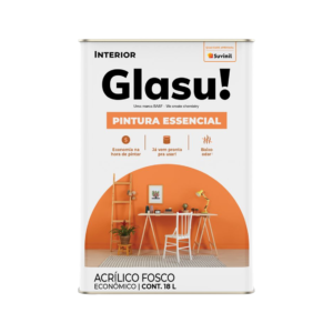 Tinta Acrílica Glasu Pintura Essencial Branco Neve 18L