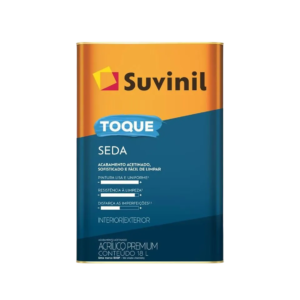 Tinta Acrílica Premium Suvinil Toque Seda Branco Neve 18L