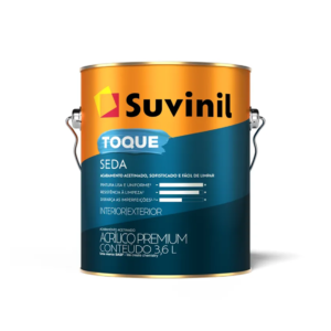 Tinta Acrílica Premium Suvinil Toque Seda Branco Neve 3,6L
