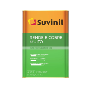 Tinta Acrílica Rende e Cobre Muito Fosco Branco Neve Suvinil 18L