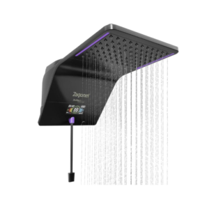 Chuveiro Ducali Zagonel Eletrônico Preto Com Led 220V