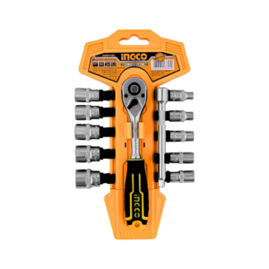 Jogo Soquete 1/4″ C/12pc Ingco HKTS14122