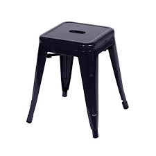 BANQUETA GOOD BAIXA DE METAL IRON PRETA