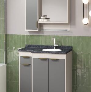 KIT ARMARIO UDINE 80 CM BERTAZOLI