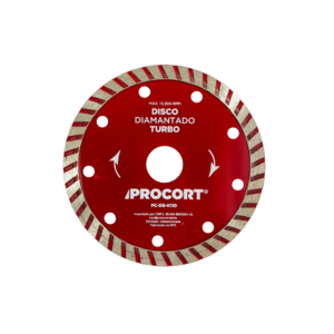 Disco Diamantado Turbo Para Porcelanato 110mm Procort