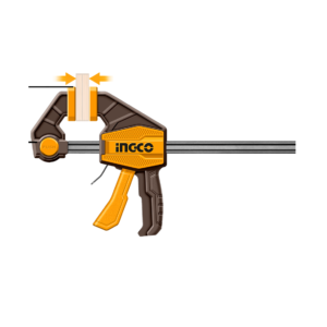 Grampo Tipo Sargento Aperto Rápido 63x300mm 12’’ 60kg Ingco Hqbc01602