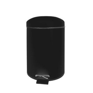 Lixeira De Aço Pint 5l Preta Onix Good