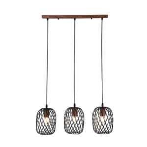 Luminária Pendente Triplo Namíbia 63x15cm Good Iluminação GI-0000D1