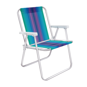 Cadeira de Praia Alta Alumínio MOR - Ref 2244