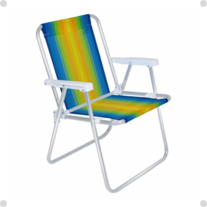 Cadeira de Praia Alta Alumínio MOR - Ref 2239
