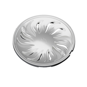 Grelha Redonda Abre e Fecha Cromada DN100 Tigre