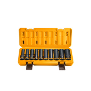 Jogo Soquete Impacto 1/2" Longo 78mm C/10pc Ingco Hkissd12102l