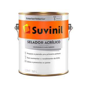 Selador Acrílica Incolor 3,6lt Suvinil
