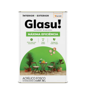 Tinta Acrílica Maxima Eficiencia 18l Gelo Glasu!