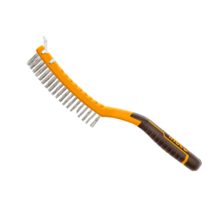 Escova De Aço 3 Fileiras C/Cabo 340mm Ingco Hktwb3403