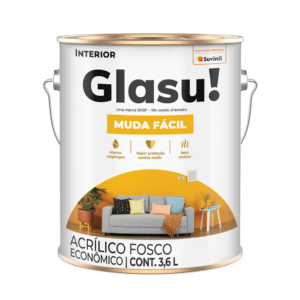 Tinta Acrílica Muda Fácil 3,6l Areia Glasu!