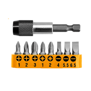 JOGO DE BITS DE IMPACTO C/9 PC INGCO AKSD0071