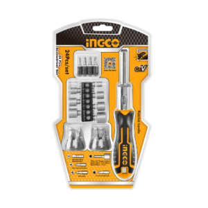 JOGO DE CHAVES INTERCAMBIÁVEIS C/24PC INGCO HKSDB0248