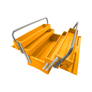 CAIXA DE FERRAMENTAS SANFONADA 5 GAVETAS DE METAL HTB02 INGCO