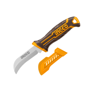 FACA CURVA ACO INOX DESCASCADORA DE FIO 200MM INGCO HPK82001