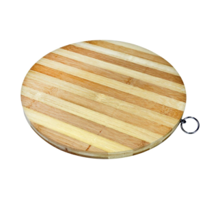 Tabua Madeira Redonda Bambu 36 X 23 Cm Wellmix