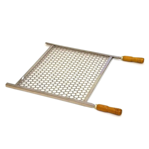 Grelha Churrasco Inox 50 X 60 Cm Tela Moeda Cabo Mad Ribeiro