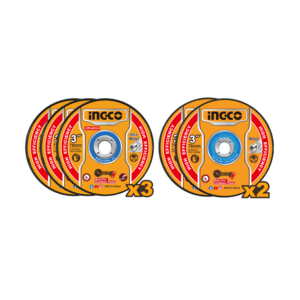 Jogo De Discos De Corte E Desbaste 3” C/5 Pc Ingco Mcd303768