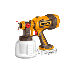 PISTOLA DE PINTURA 800ML/MIN À BATERIA ÍON-LÍTIO 20V INGCO CSGLI2004 (NÃO ACOMPANHA BATERIA)