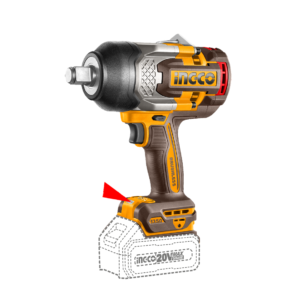 CHAVE DE IMPACTO ENCAIXE SEXTAVADO 3/4” 1350N.m À BATERIA ÍON-LÍTIO 20V INGCO CIWLI201351 (NÃO ACOMPANHA BATERIA)