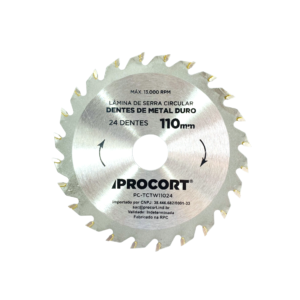 Disco Corte de Madeira Vídea 24 Dentes Procort