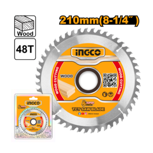 DISCO DE SERRA ESQUADRIA P/MADEIRA 210MMX48D INGCO TSB121022"