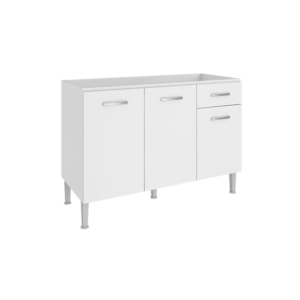 BALCÃO PIA  COZINHA 1,20M SEM TAMPO CORES DIVERSAS