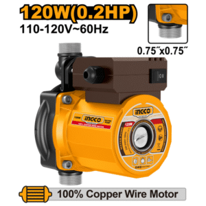 MINI BOMBA HIDRAULICA PRESSURIZADORA 120W 127V INGCO USCM120