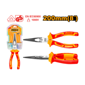 ALICATE DE BICO CABO ISOLADO 8"(200MM) 1000V INGCO HILNP28208