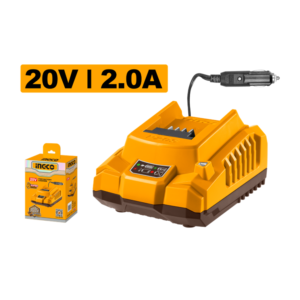 CARREGADOR DE BATERIA VEICULAR 20V 2.0Ah BIVOLT INGCO FCLI2012